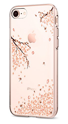 Spigen Liquid Crystal iPhone 8 Case / iPhone 7 Case with Slim Protection - Blossom