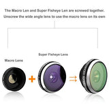 Comsun 5 in 1 Universal Clip-on Smartphone Camera Lens Kit