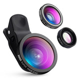 Amir 3 in 1 Clip on Camera Lens Kit