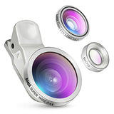 Amir 3 in 1 Clip on Camera Lens Kit