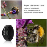 Comsun 5 in 1 Universal Clip-on Smartphone Camera Lens Kit