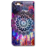 Mandala Wallet Leather Cover Case iPhone 6 Plus / 6s Plus