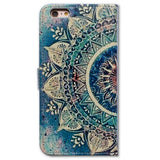 Mandala Wallet Leather Cover Case iPhone 6 Plus / 6s Plus