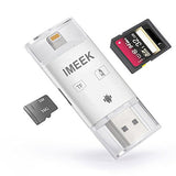 IMEEK Card Reader for iPhones / iPads with Lightning Micro USB Connector