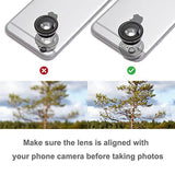 Comsun 5 in 1 Universal Clip-on Smartphone Camera Lens Kit