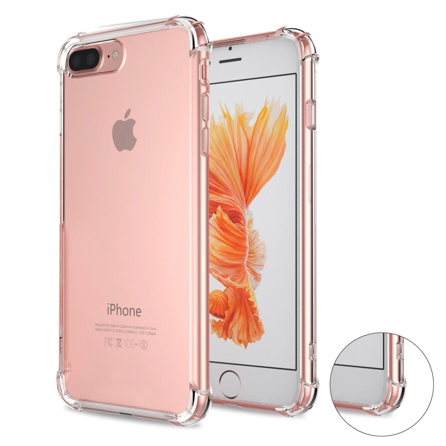 Crystal Clear Case for iPhone 7 Plus